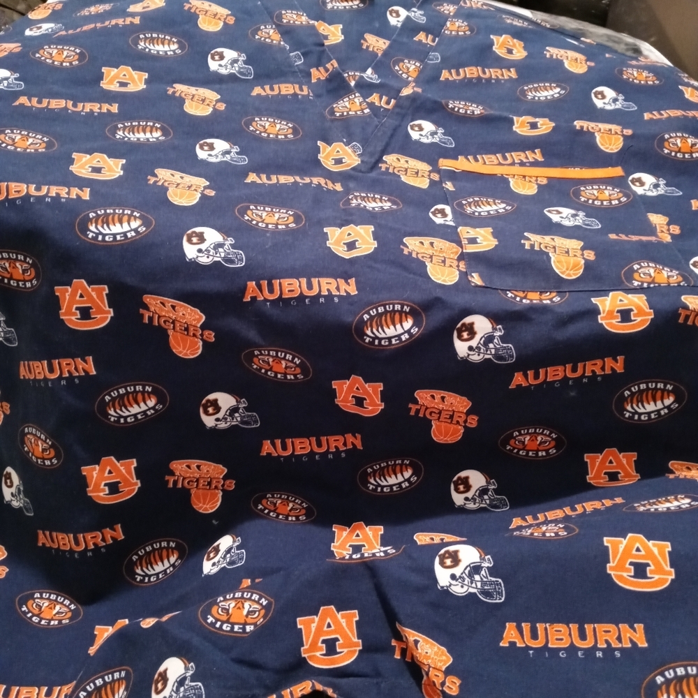 Aubern tigers nursing scrub shirt